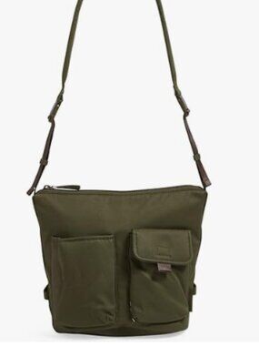 Vera Bradley Utility Bucket Crossbody Purse (Climbing Ivy Green)